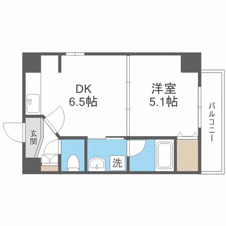 Zeus難波CUBEの物件間取画像